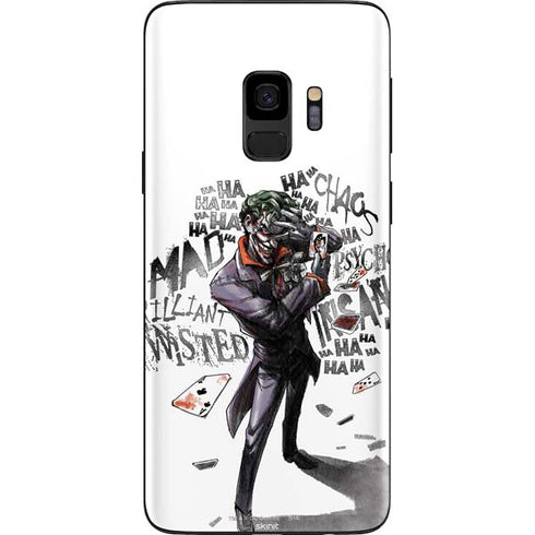 DC Comics The Joker Brilliantly Twisted Galaxy S9 Skin